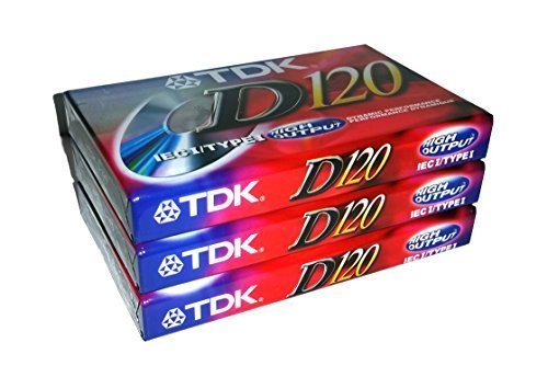 Amazon.com: TDK Audio Cassette Tapes, 3 Pack, Red, 180 Minutes